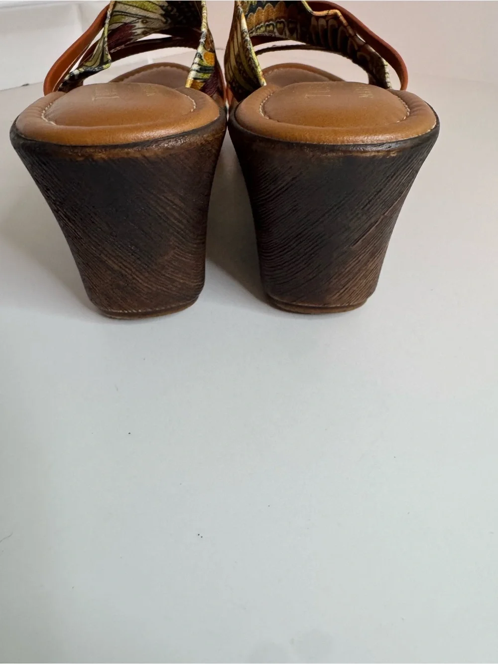 Tuscany by Easy Street Made in Italy Wedge Sandals Size 8.5M